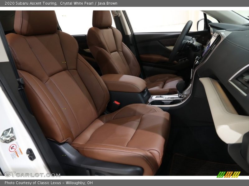Crystal White Pearl / Java Brown 2020 Subaru Ascent Touring