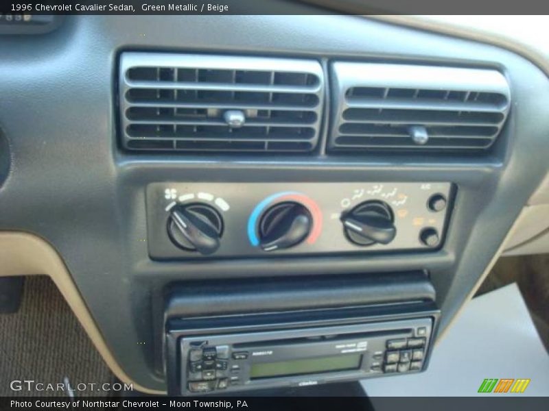 Green Metallic / Beige 1996 Chevrolet Cavalier Sedan