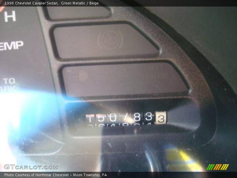 Green Metallic / Beige 1996 Chevrolet Cavalier Sedan