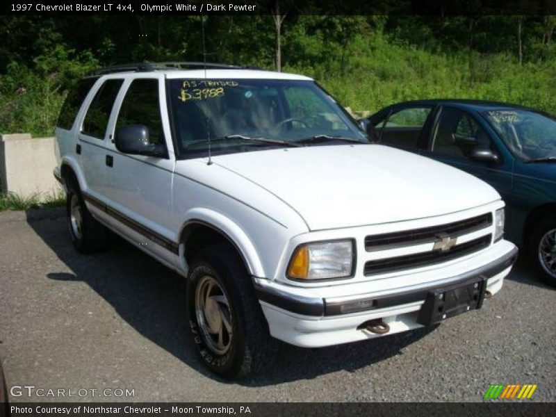 Olympic White / Dark Pewter 1997 Chevrolet Blazer LT 4x4