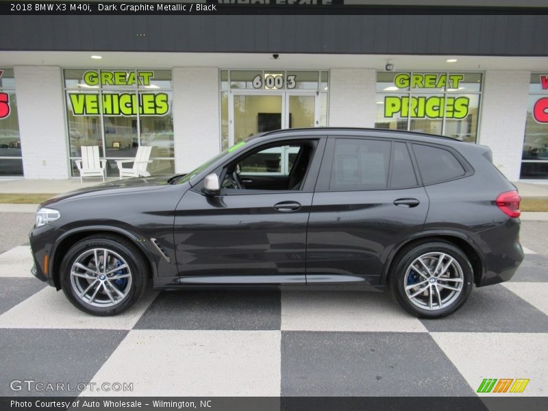 Dark Graphite Metallic / Black 2018 BMW X3 M40i