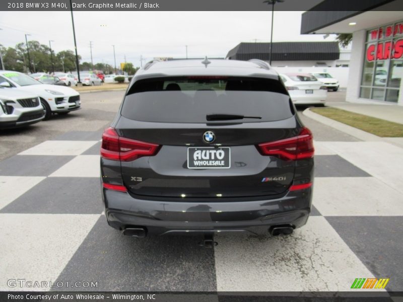 Dark Graphite Metallic / Black 2018 BMW X3 M40i