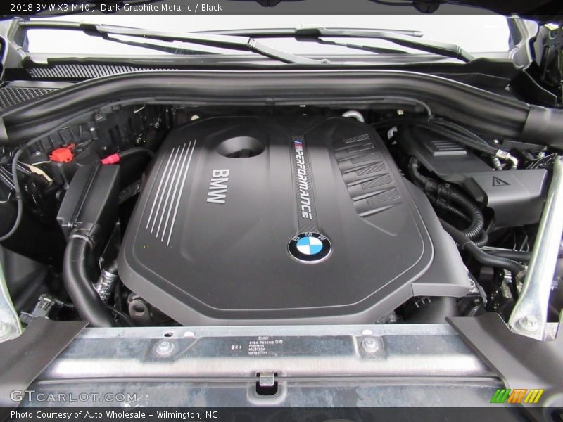 Dark Graphite Metallic / Black 2018 BMW X3 M40i