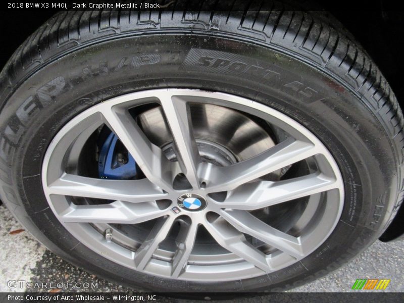 Dark Graphite Metallic / Black 2018 BMW X3 M40i