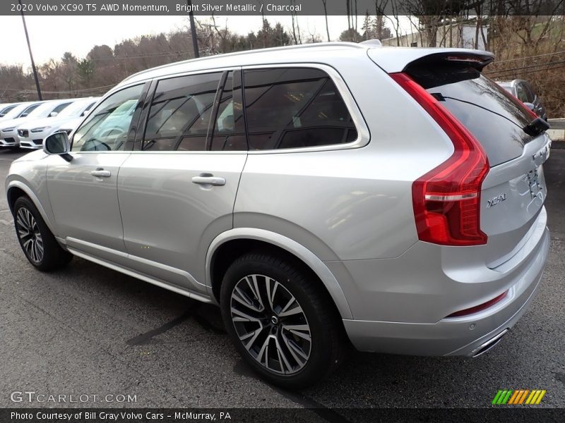 Bright Silver Metallic / Charcoal 2020 Volvo XC90 T5 AWD Momentum