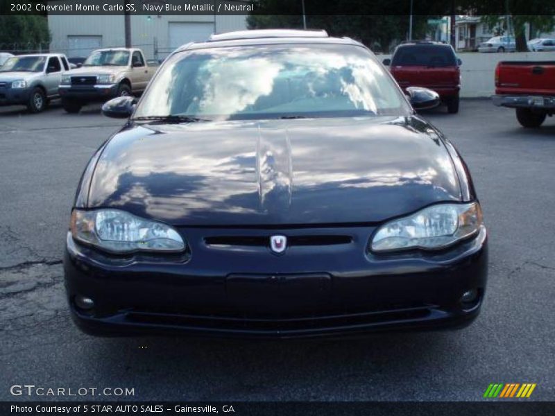 Navy Blue Metallic / Neutral 2002 Chevrolet Monte Carlo SS
