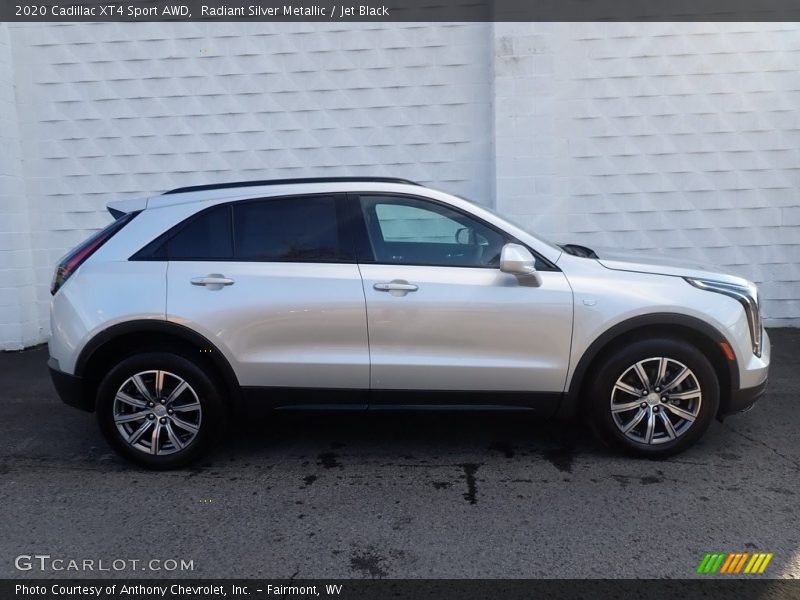 Radiant Silver Metallic / Jet Black 2020 Cadillac XT4 Sport AWD