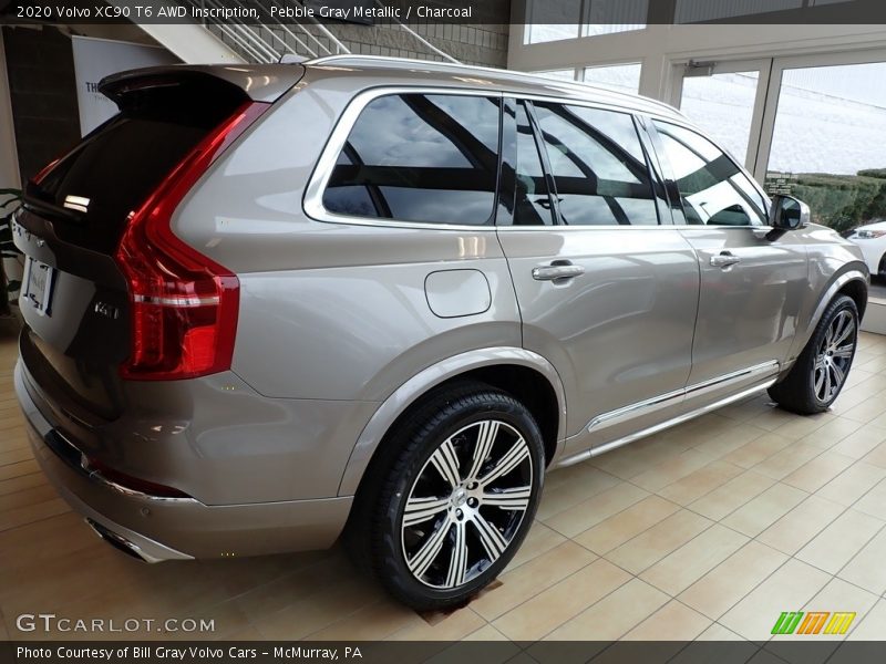 Pebble Gray Metallic / Charcoal 2020 Volvo XC90 T6 AWD Inscription