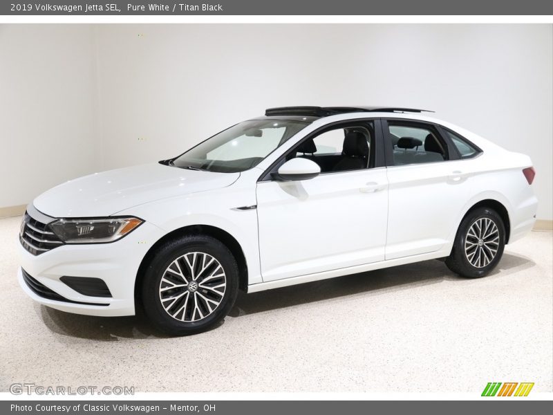 Pure White / Titan Black 2019 Volkswagen Jetta SEL