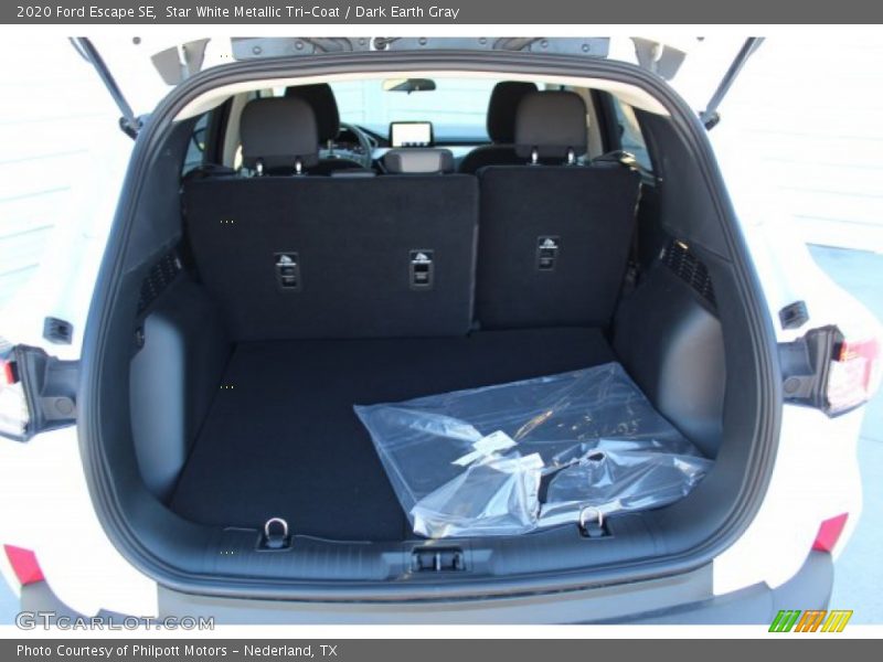 Star White Metallic Tri-Coat / Dark Earth Gray 2020 Ford Escape SE