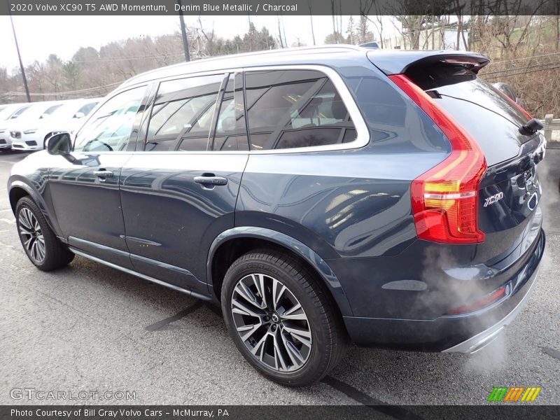 Denim Blue Metallic / Charcoal 2020 Volvo XC90 T5 AWD Momentum