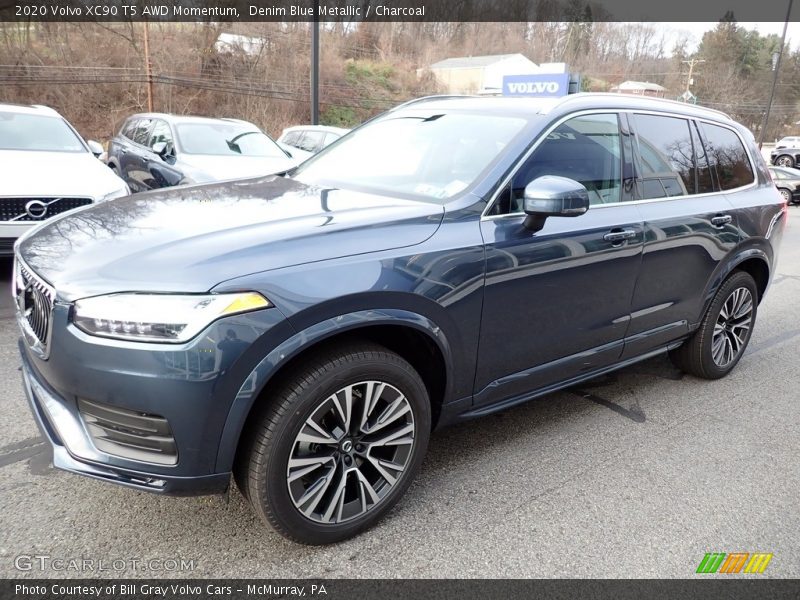 Denim Blue Metallic / Charcoal 2020 Volvo XC90 T5 AWD Momentum