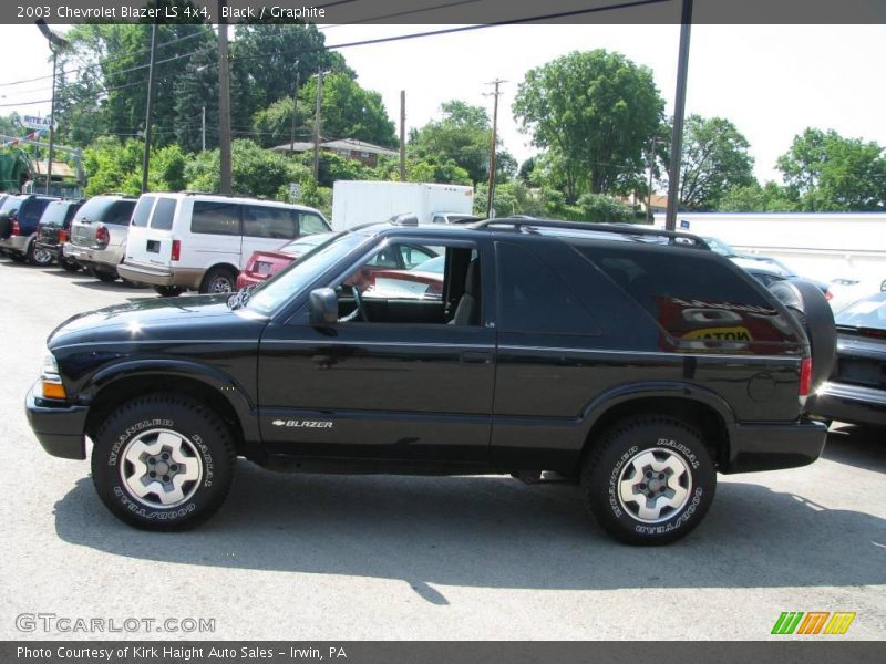 Black / Graphite 2003 Chevrolet Blazer LS 4x4