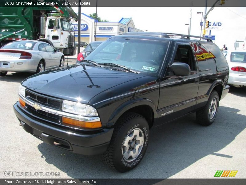 Black / Graphite 2003 Chevrolet Blazer LS 4x4