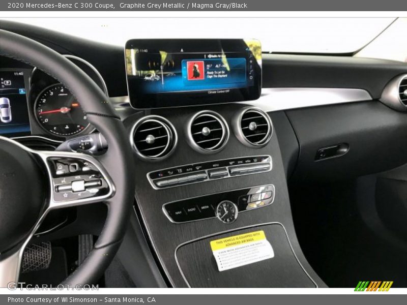 Graphite Grey Metallic / Magma Gray/Black 2020 Mercedes-Benz C 300 Coupe