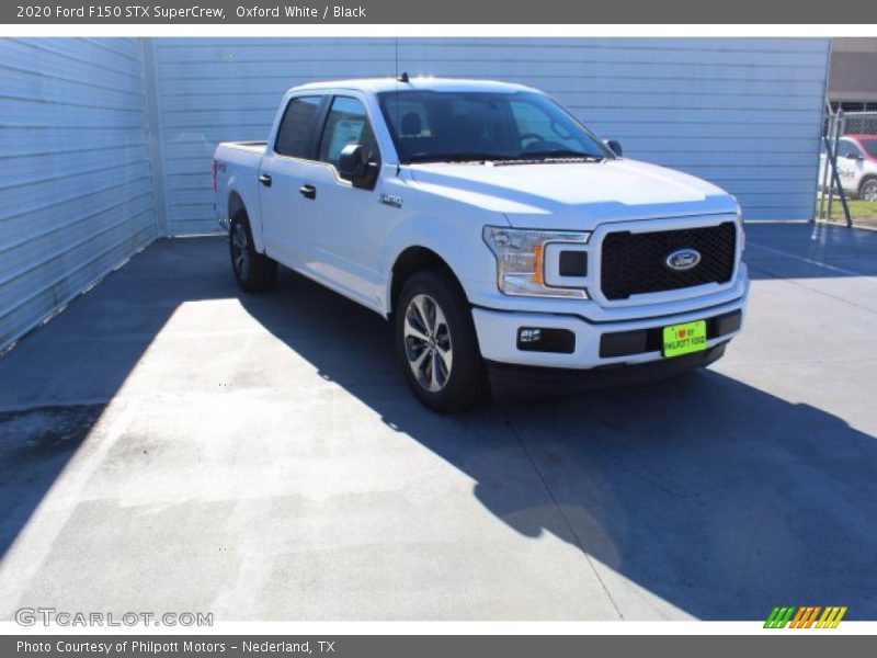 Oxford White / Black 2020 Ford F150 STX SuperCrew