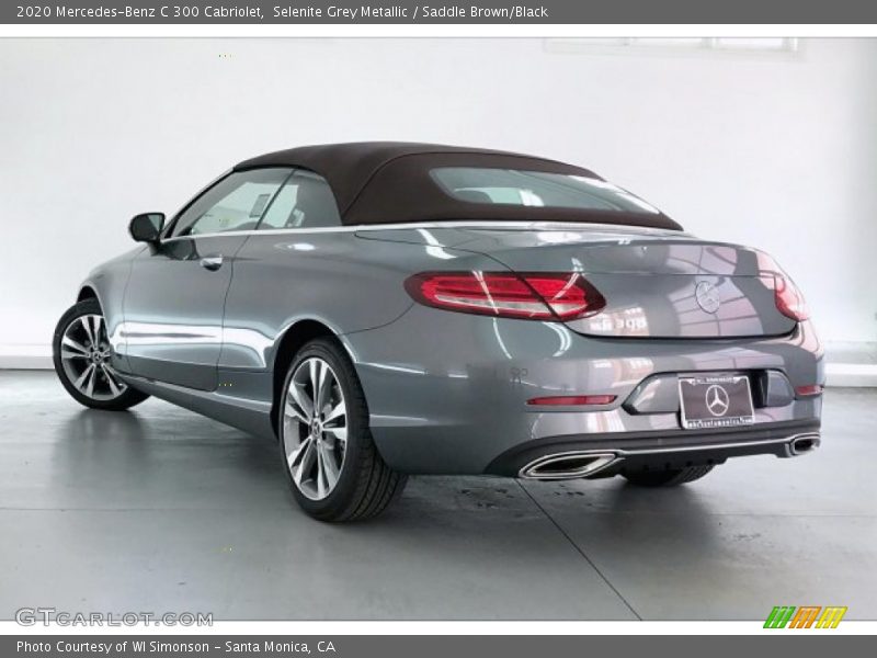 Selenite Grey Metallic / Saddle Brown/Black 2020 Mercedes-Benz C 300 Cabriolet