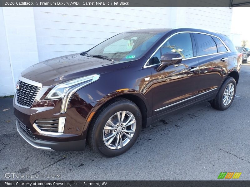 Garnet Metallic / Jet Black 2020 Cadillac XT5 Premium Luxury AWD
