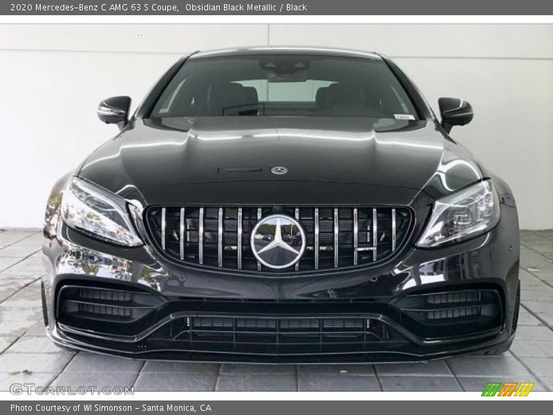 Obsidian Black Metallic / Black 2020 Mercedes-Benz C AMG 63 S Coupe