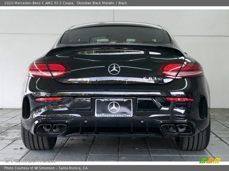 Obsidian Black Metallic / Black 2020 Mercedes-Benz C AMG 63 S Coupe