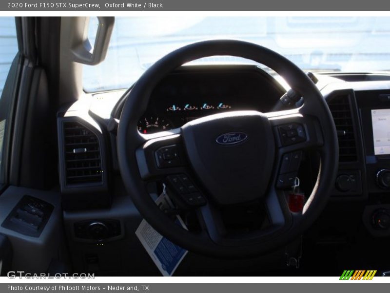 Oxford White / Black 2020 Ford F150 STX SuperCrew