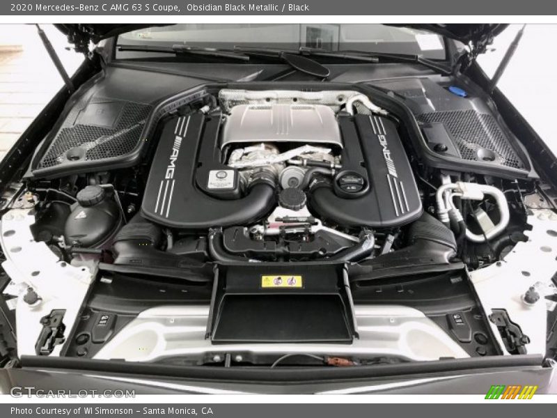  2020 C AMG 63 S Coupe Engine - 4.0 Liter AMG biturbo DOHC 32-Valve VVT V8