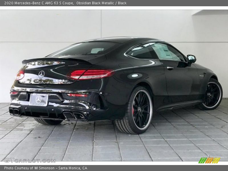 Obsidian Black Metallic / Black 2020 Mercedes-Benz C AMG 63 S Coupe