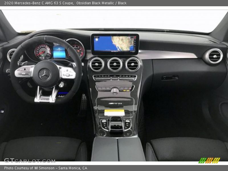 Dashboard of 2020 C AMG 63 S Coupe