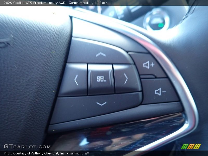 Garnet Metallic / Jet Black 2020 Cadillac XT5 Premium Luxury AWD