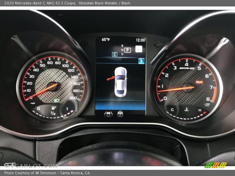  2020 C AMG 63 S Coupe AMG 63 S Coupe Gauges