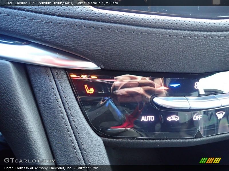 Garnet Metallic / Jet Black 2020 Cadillac XT5 Premium Luxury AWD