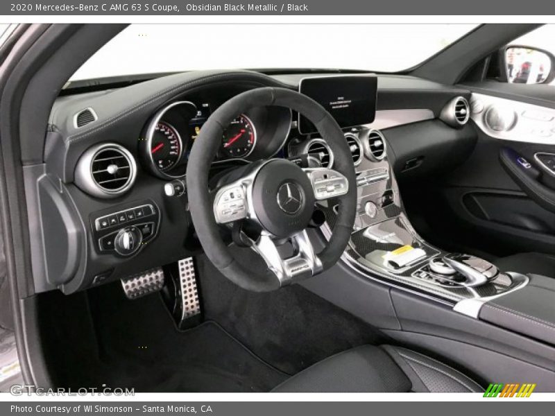 Dashboard of 2020 C AMG 63 S Coupe