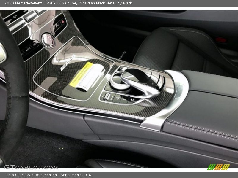 Controls of 2020 C AMG 63 S Coupe