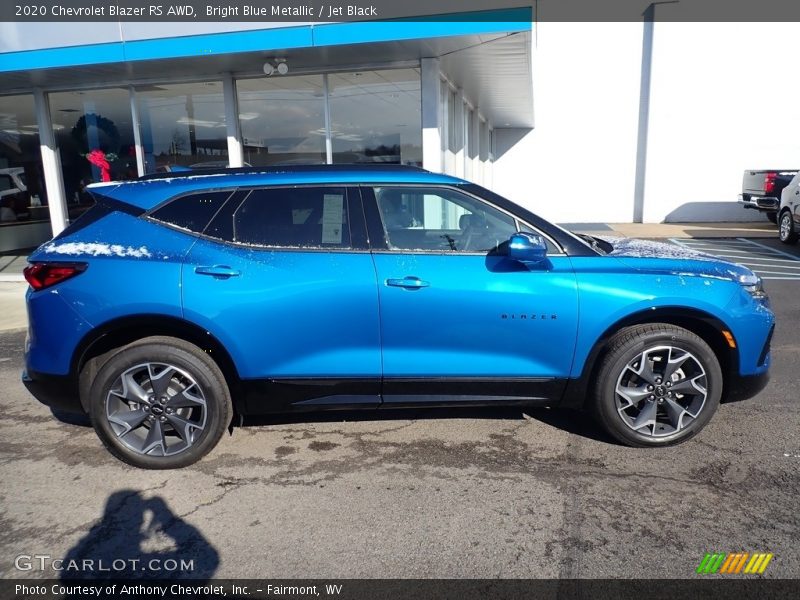 Bright Blue Metallic / Jet Black 2020 Chevrolet Blazer RS AWD
