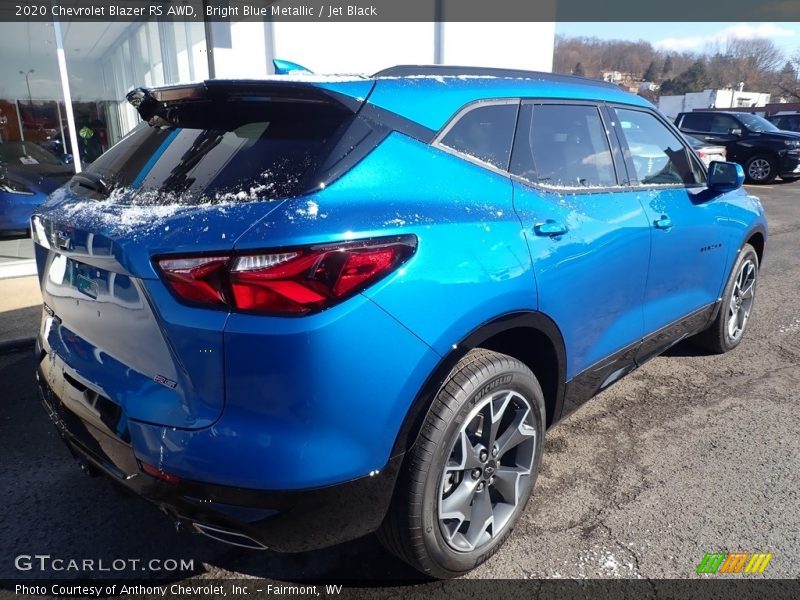 Bright Blue Metallic / Jet Black 2020 Chevrolet Blazer RS AWD