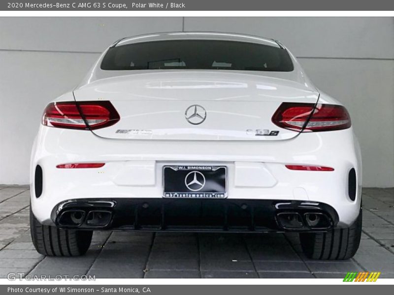 Polar White / Black 2020 Mercedes-Benz C AMG 63 S Coupe