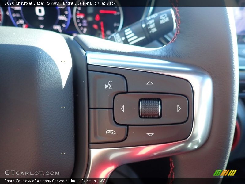 Bright Blue Metallic / Jet Black 2020 Chevrolet Blazer RS AWD
