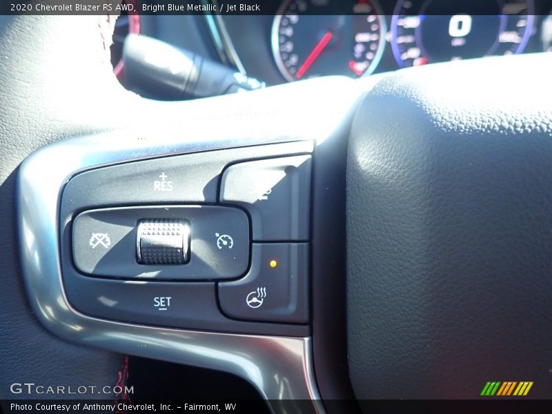 Bright Blue Metallic / Jet Black 2020 Chevrolet Blazer RS AWD