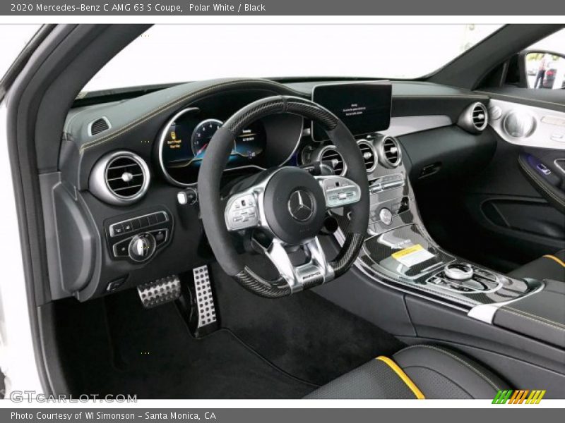 Dashboard of 2020 C AMG 63 S Coupe