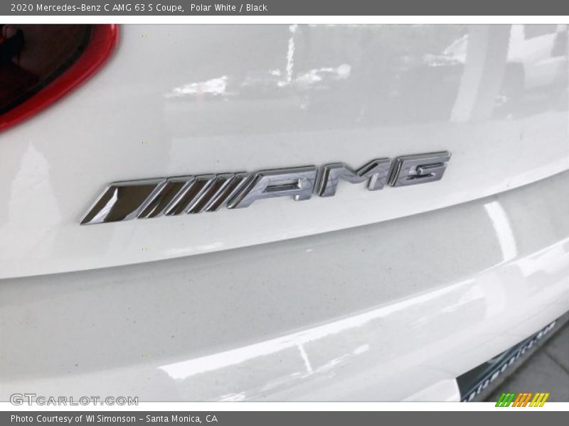 Polar White / Black 2020 Mercedes-Benz C AMG 63 S Coupe