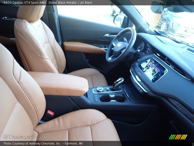 Stellar Black Metallic / Jet Black 2020 Cadillac XT4 Sport AWD