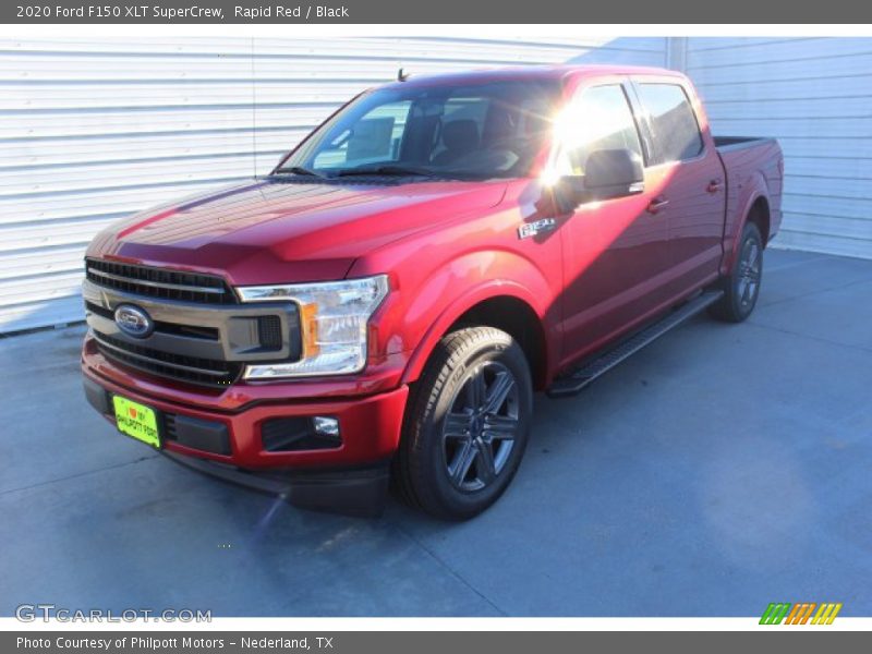 Rapid Red / Black 2020 Ford F150 XLT SuperCrew
