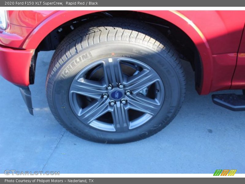 Rapid Red / Black 2020 Ford F150 XLT SuperCrew