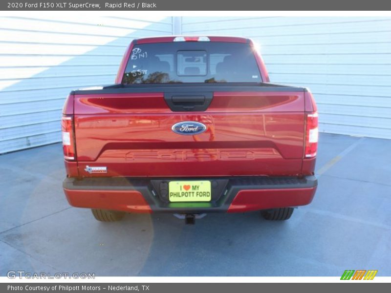 Rapid Red / Black 2020 Ford F150 XLT SuperCrew