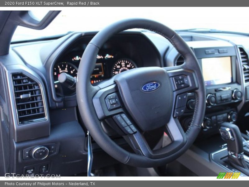 Rapid Red / Black 2020 Ford F150 XLT SuperCrew