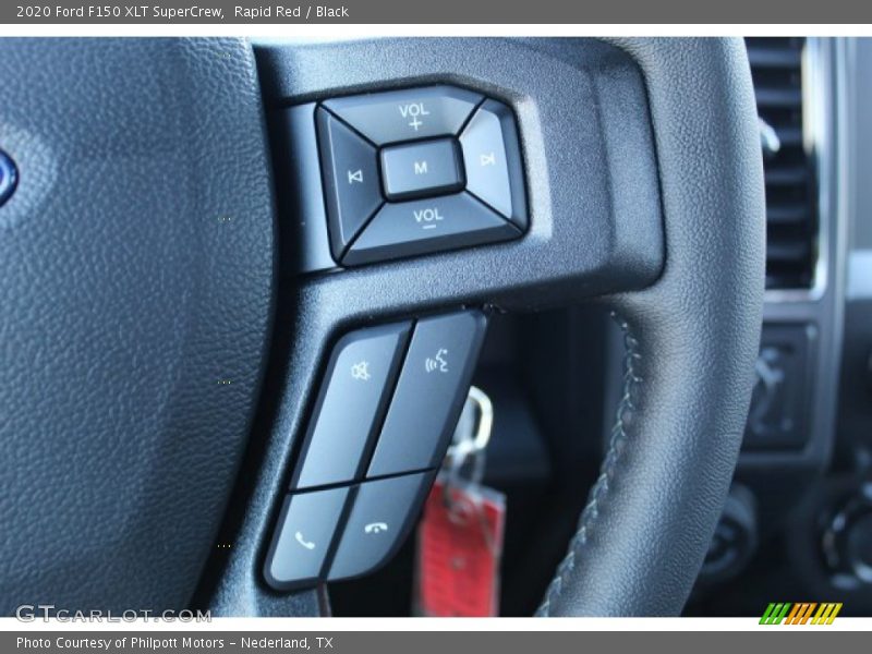 Rapid Red / Black 2020 Ford F150 XLT SuperCrew