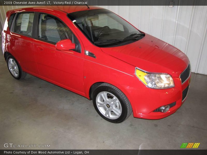 Victory Red / Charcoal 2009 Chevrolet Aveo Aveo5 LT