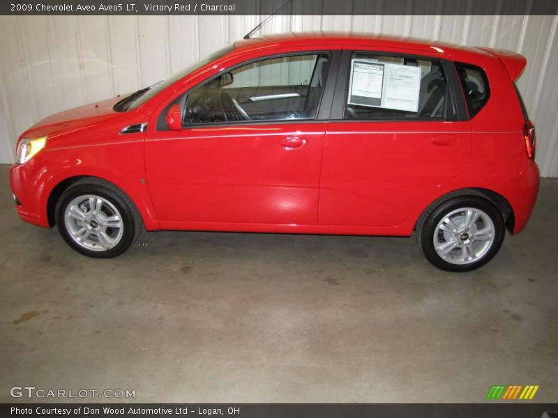 Victory Red / Charcoal 2009 Chevrolet Aveo Aveo5 LT