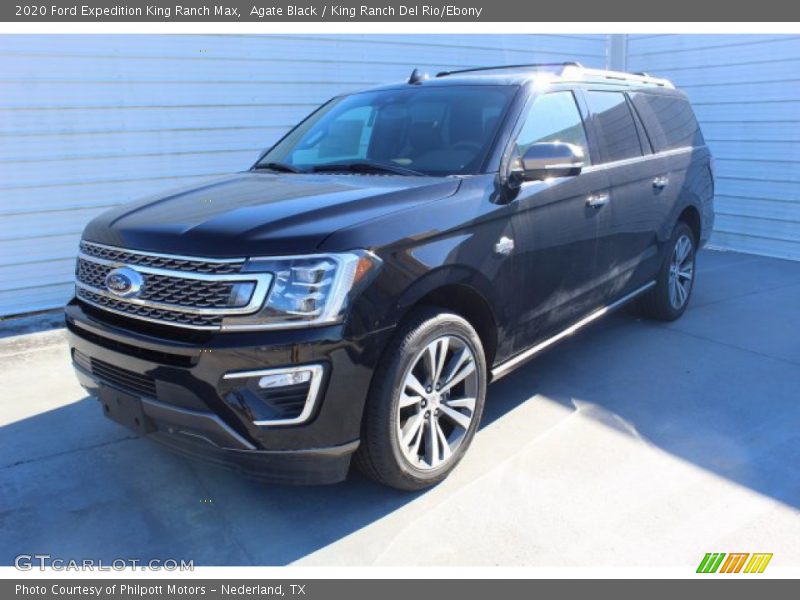 Agate Black / King Ranch Del Rio/Ebony 2020 Ford Expedition King Ranch Max