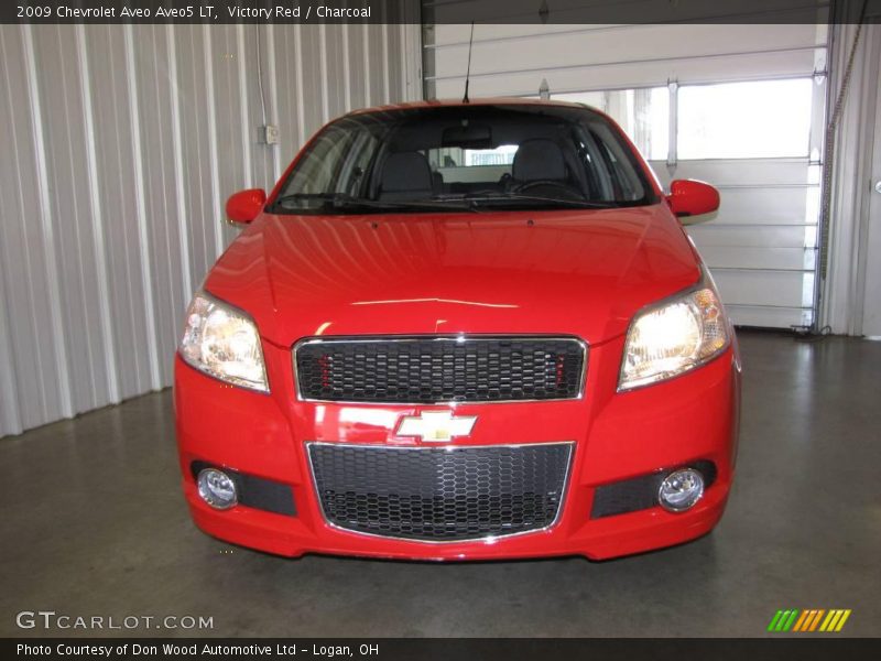 Victory Red / Charcoal 2009 Chevrolet Aveo Aveo5 LT